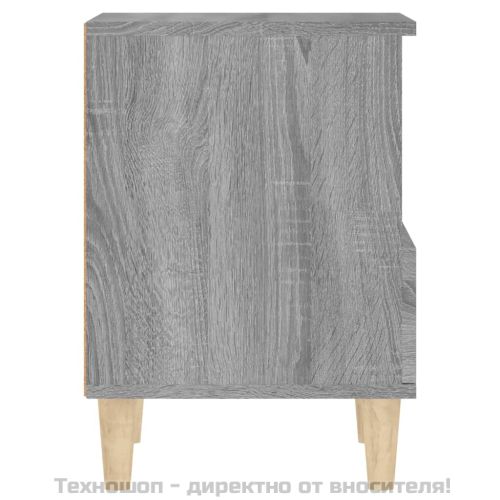 Нощно шкафче, сив сонома, 40x35x50 см