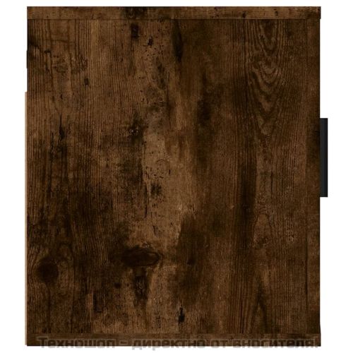 ТВ шкафове със стенен монтаж, 2 бр, опушен дъб, 40x34,5x40 см