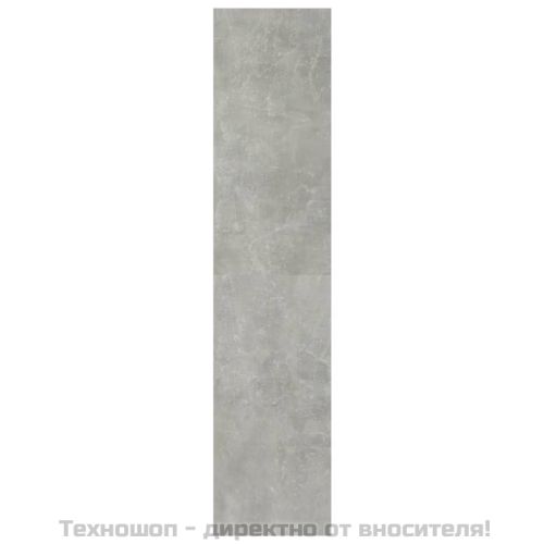 Библиотека/разделител за стая, бетонно сива, 100x30x135 см