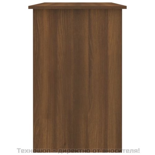 Бюро, кафяв дъб, 100x50x76 см, инженерно дърво
