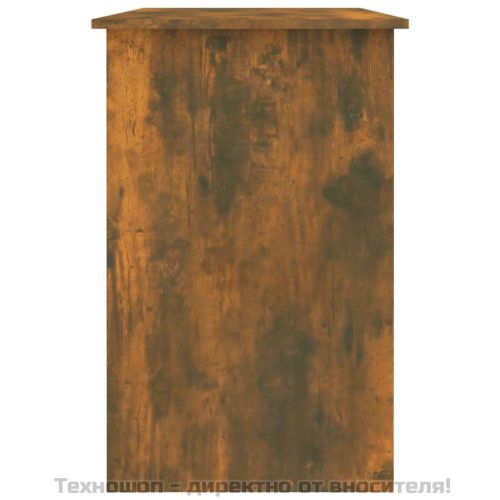 Бюро, опушен дъб, 100x50x76 см, инженерно дърво