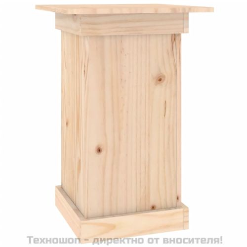 Поставка за цветя, 40x40x60 см, бор масив