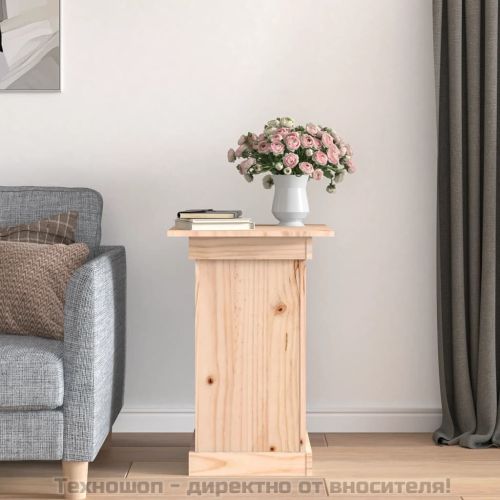 Поставка за цветя, 40x40x60 см, бор масив