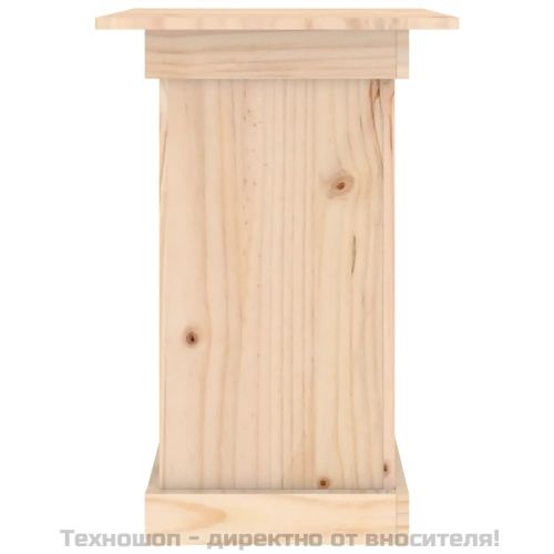 Поставка за цветя, 40x40x60 см, бор масив