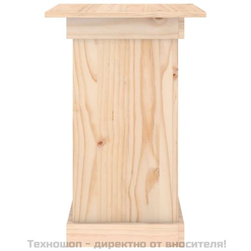 Поставка за цветя, 40x40x60 см, бор масив