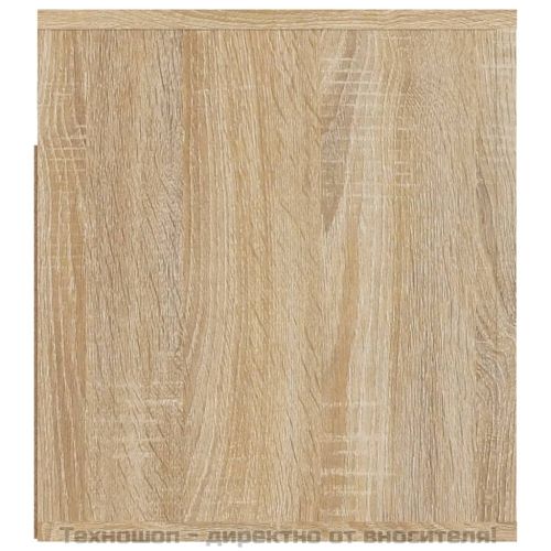 Нощни шкафчета за стенен монтаж, 2 бр, сонома дъб, 50x36x40 см