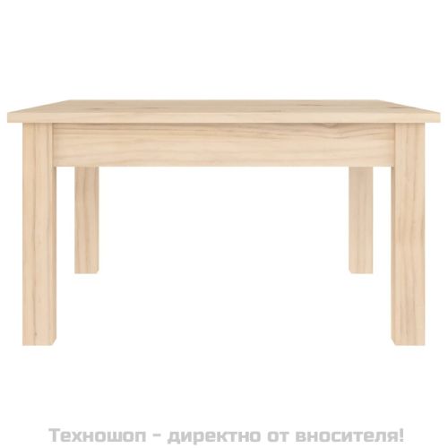 Кафе маса, 55x55x30 см, борово дърво масив