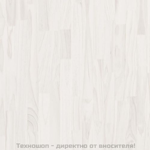 Висок шкаф, бял, 80x30x210 см, борово дърво масив