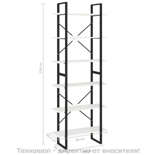 Висок шкаф, бял, 80x30x210 см, борово дърво масив