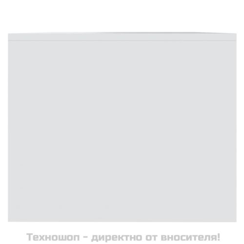 Кафе маса, бяла, 90x50x41,5 см, инженерно дърво