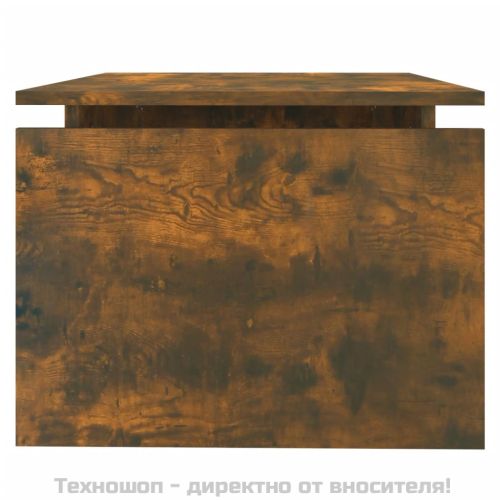 Кафе маса, опушен дъб, 68x50x38 см, инженерно дърво