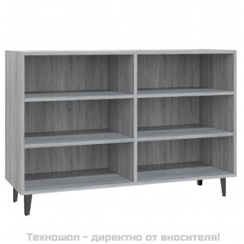 Сайдборд, сив сонома, 103,5x35x70 см, инженерно дърво
