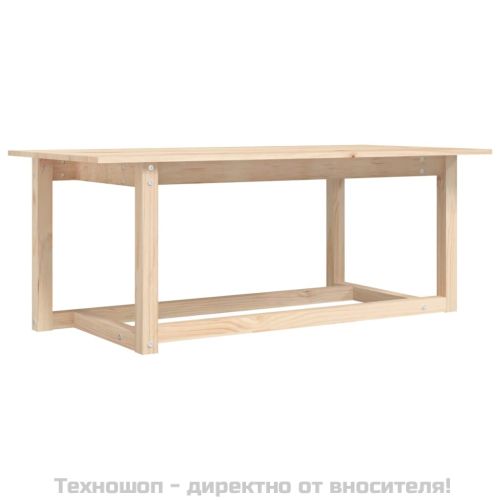 Кафе маса, 110x55x45 см, борово дърво масив