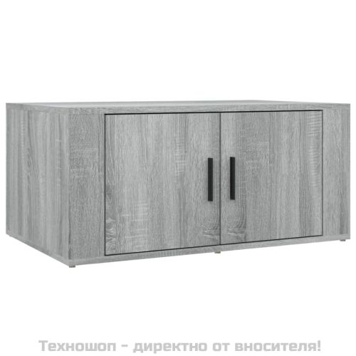 Кафе маса, сив сонома, 80x50x36 см, инженерно дърво