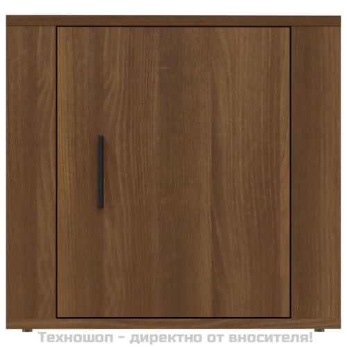 Нощно шкафче, кафяв дъб, 50x39x47 см