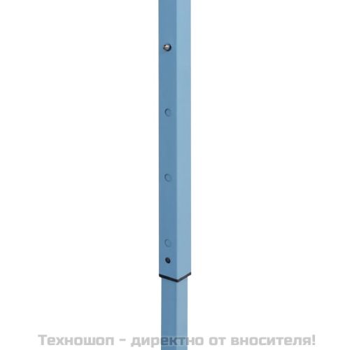 Сгъваема шатра с 8 странични стени, 870x291x315 см, кремава