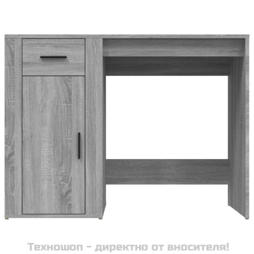 Бюро, сив сонома, 100x49x75 см, инженерно дърво