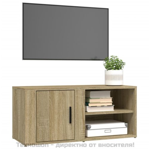 ТВ шкафове 2 бр, дъб сонома, 80x35x36,5 см инженерно дърво
