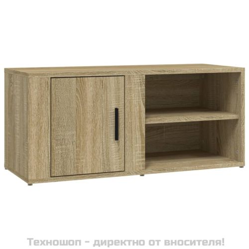 ТВ шкафове 2 бр, дъб сонома, 80x35x36,5 см инженерно дърво