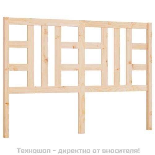 Горна табла за легло, 141x4x100 см, бор масив