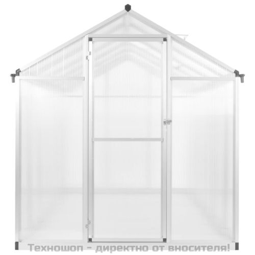 Оранжерия, алуминий, 362x190x195 см, 13,41 м³