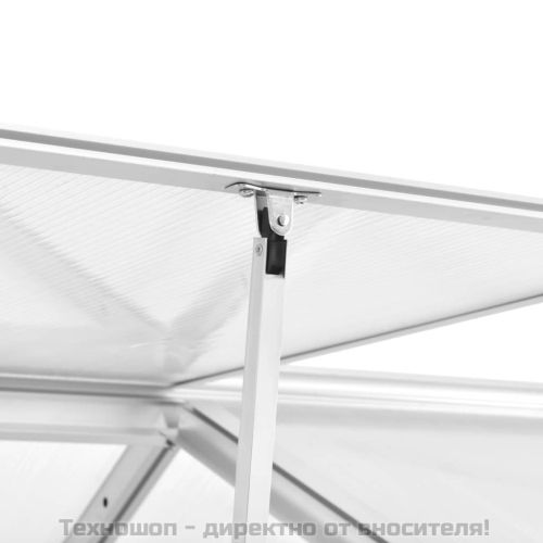 Оранжерия, алуминий, 362x190x195 см, 13,41 м³