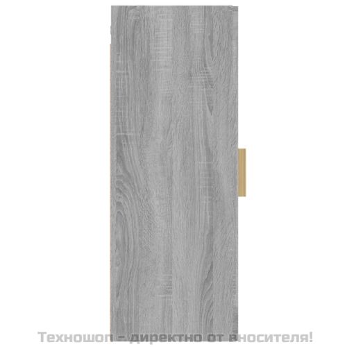 Окачен стенен шкаф, сив сонома, 34,5x34x90 см