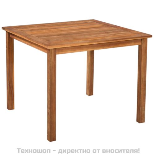 Градински трапезен комплект, 5 части, полиратан, черно и кафяво