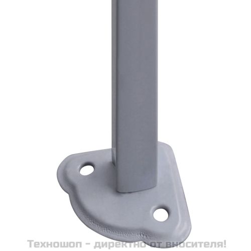 Професионална сгъваема парти шатра, 2x2 м, стомана, кремава