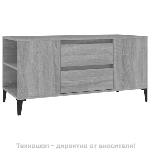 ТB шкаф, сив сонома, 102x44,5x50 см, инженерно дърво