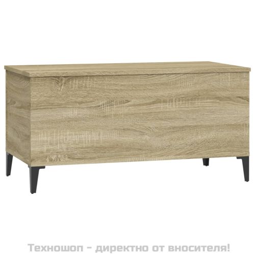 Кафе маса, дъб сонома, 90x44,5x45 см, инженерно дърво