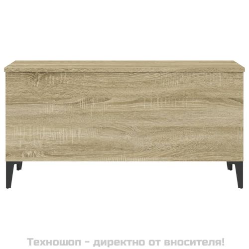 Кафе маса, дъб сонома, 90x44,5x45 см, инженерно дърво