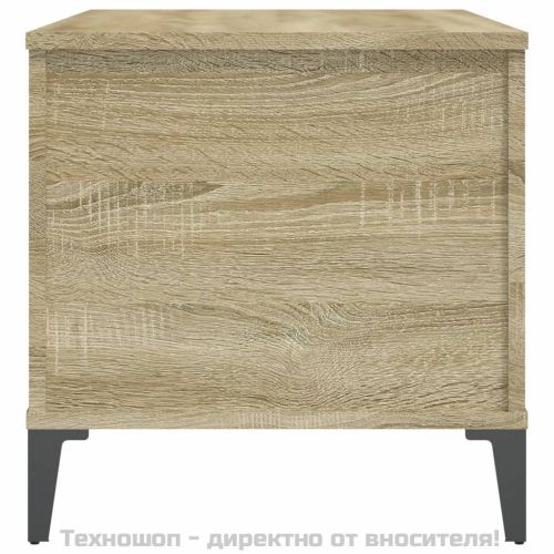 Кафе маса, дъб сонома, 90x44,5x45 см, инженерно дърво