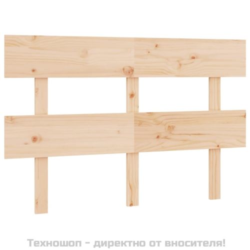 Горна табла за легло, 164x3x81 см, бор масив