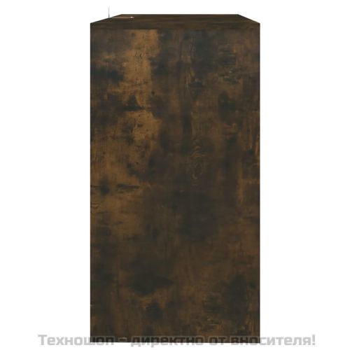 Конзолна маса, опушен дъб, 89x41x76,5 см, инженерно дърво