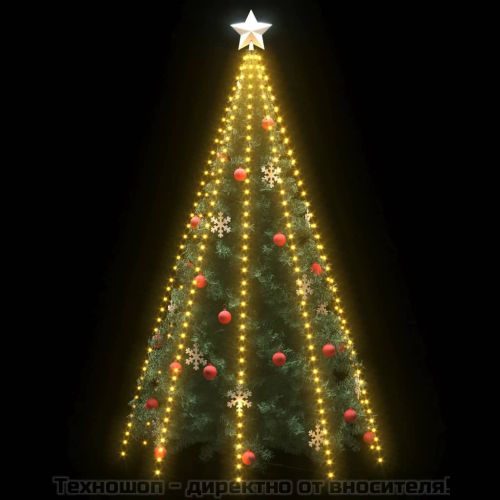 Коледни лампички мрежа с 400 LED 400 см