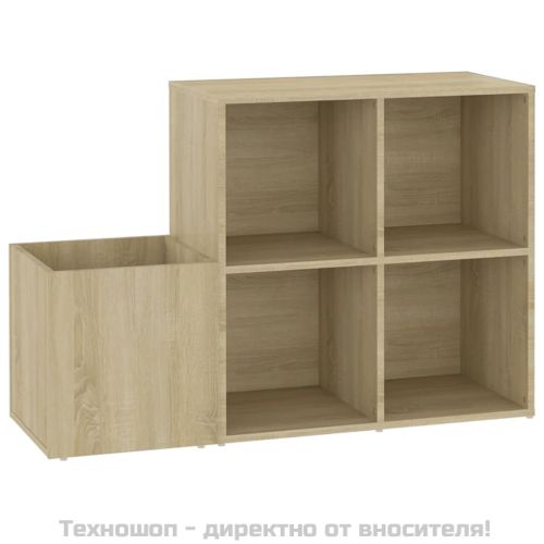 Шкаф за обувки, дъб сонома, 105x35,5x70 см, инженерно дърво