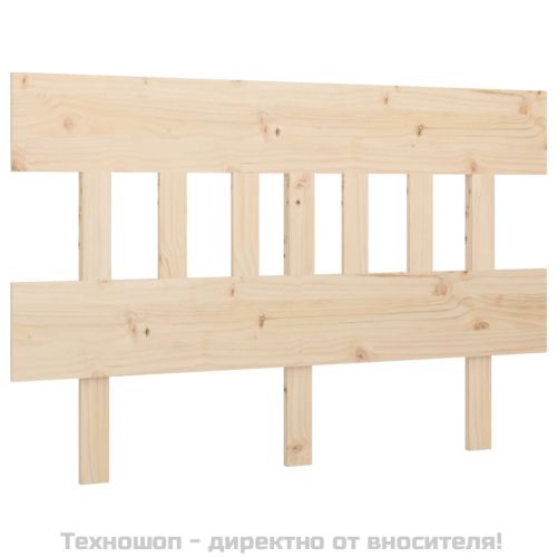 Горна табла за легло, 153,5x3x81 см, бор масив