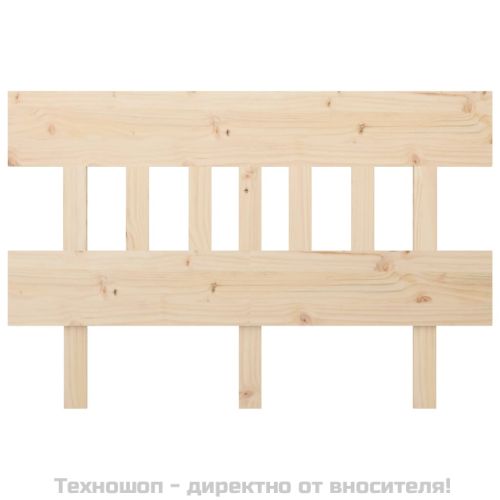 Горна табла за легло, 153,5x3x81 см, бор масив