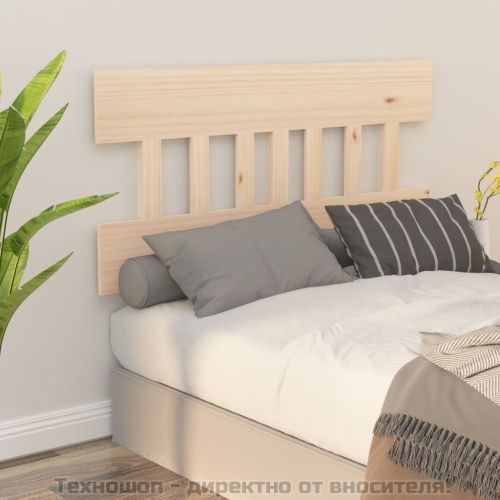 Горна табла за легло, 153,5x3x81 см, бор масив