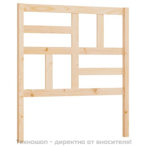 Горна табла за легло, 81x4x104 см, бор масив