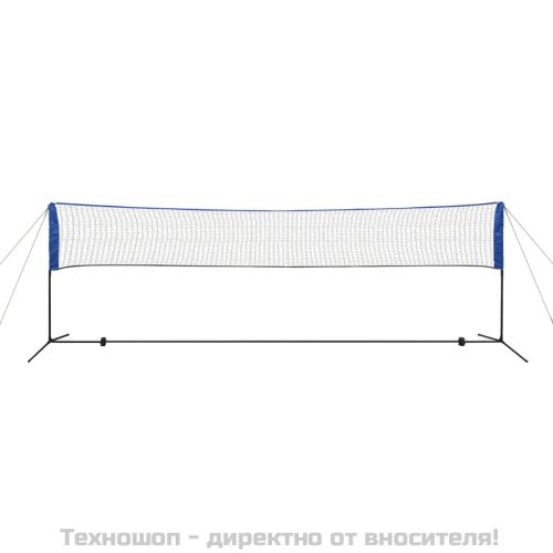 VidaXL Бадминтон мрежа с перца, 500x155 cм
