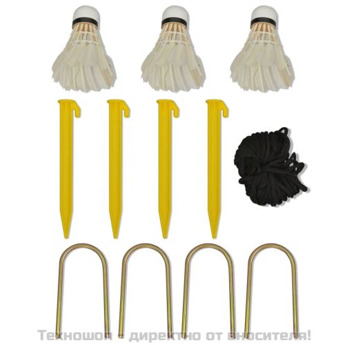 VidaXL Бадминтон мрежа с перца, 500x155 cм