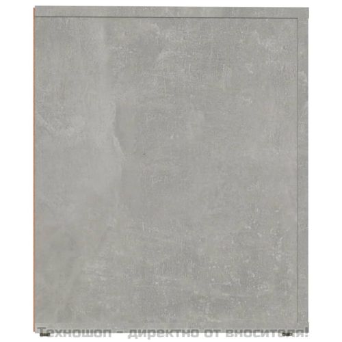 Нощно шкафче, бетонно сиво, 50x39x47 см