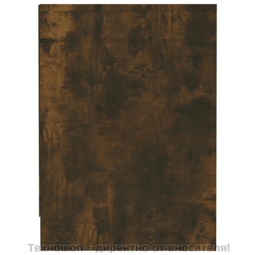 ТВ шкаф, опушен дъб, 102x37,5x52,5 см, инженерно дърво