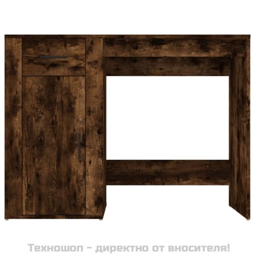 Бюро, опушен дъб, 100x49x75 см, инженерно дърво