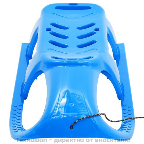 Детска шейна, синя, 102,5x40x23 см, полипропилен