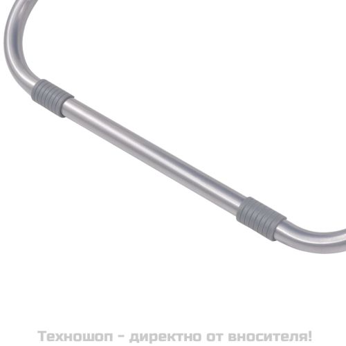 Накланящи се къмпинг столове, 2 бр, стомана, червени