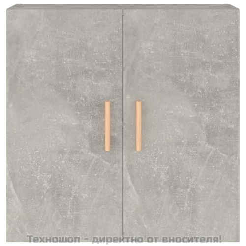 Стенен шкаф, бетонно сив, 60x30x60см, инженерно дърво