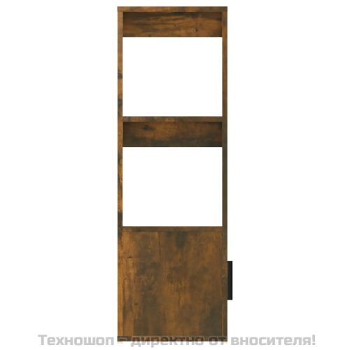 Сайдборд, опушен дъб, 80x30x90 см, инженерно дърво